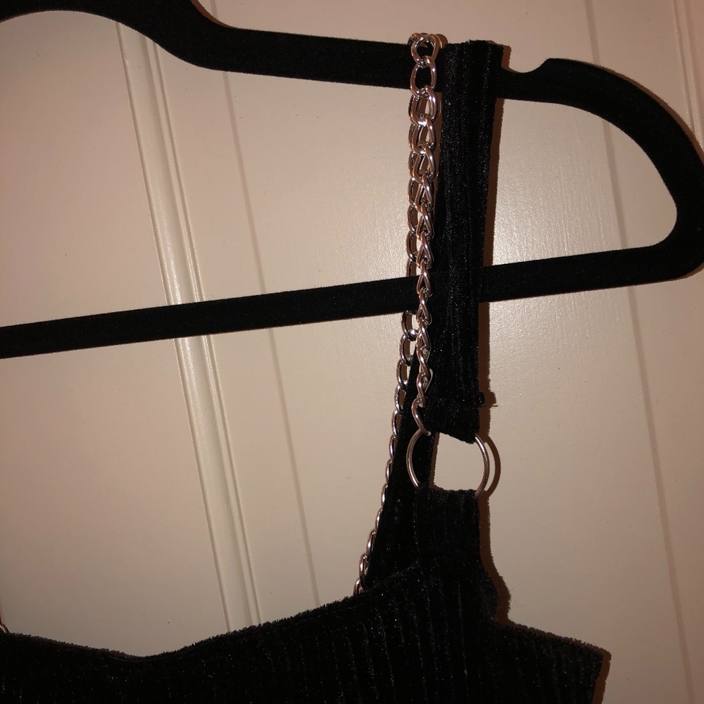 Velvet Ribbed Bodysuit - Picture 3 of 5